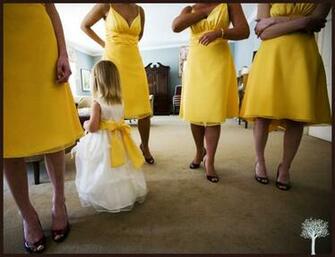 And Brian Yellow Wedding Collage White