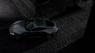 Wallpaper Aston Martin Db10 Black Top