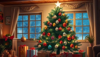 Cute Christmas Tree Wallpaper