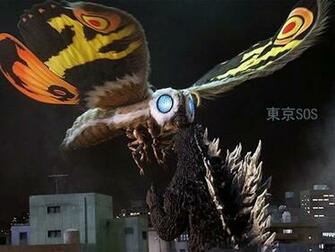 Godzilla Vs Mothra Computer Wallpaper Desktop Background