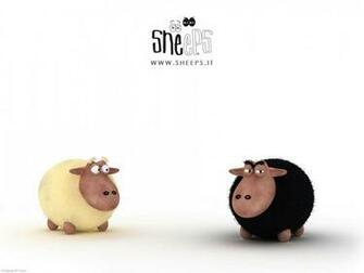 Black Sheep Vs White Fun Wallpaper Funny Cute