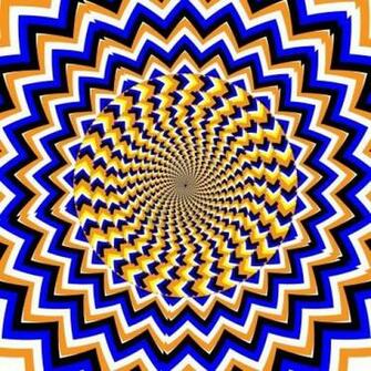 Spin Waves Motion Illusion Amazing Optical Illusions