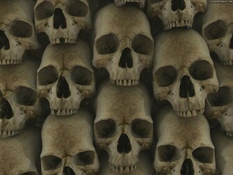 Scary Skulls Wallpaper