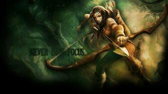 League Of Legends Woad Ashe Wallpaper By Psychovivi