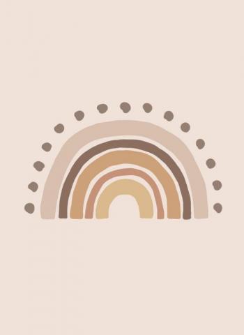 Aesthetic Beige Wallpaper In Brown