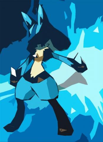 Made This Stylized Phone Wallpaper Using Photoshop Enjoy R Lucario