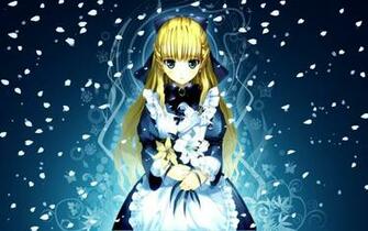 Alice Game Snowy Night Anime Girl Acg Cute Jpg