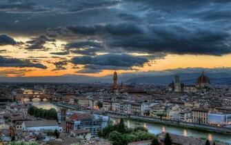 City Florence Renaissance Italy Tuscany Wallpaper
