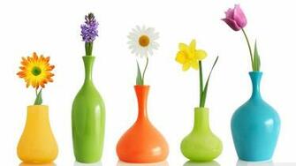 Colorful Flower Pots Picture Daily Pics Update HD Wallpaper
