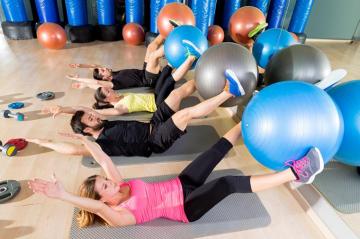 Photo Fitness Sport Girls Ball Mirror