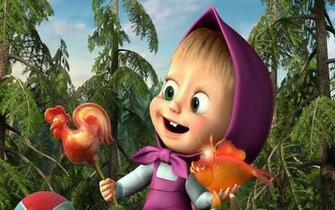 Cute Masha Cartoon Wallpaper Resolut