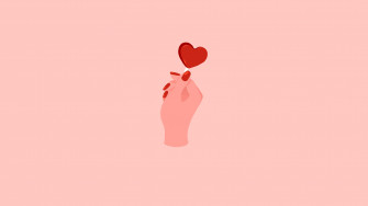 Finger Heart Wallpaper And