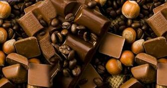 Chocolate Nuts Background Evolutions