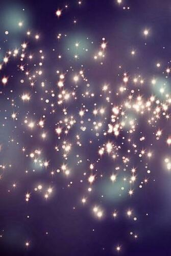 Ios7 Firefly Blue Parallax HD iPhone iPad Wallpaper