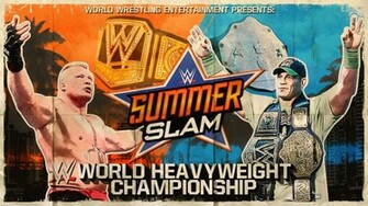 Wwe Summerslam John Cena Vs Brock Lesnar Wallpaper