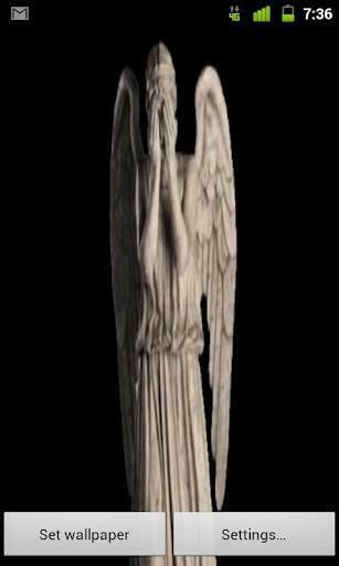 Bigger Doctor Who Weeping Angel Lwpv2 For Android Screenshot