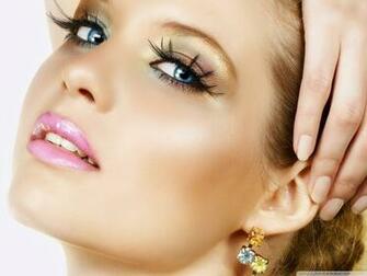 Woman Wearing Feather Lashes 4k HD Desktop Wallpaper For