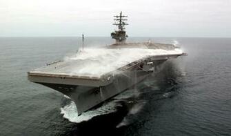 Uss Ronald Reagan Cvn Captured During A Test Of Its Flight Deck