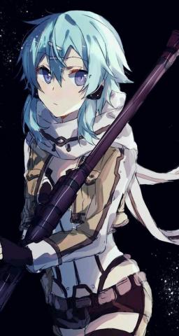 Asada Sinon Sword Art Online Wallpaper