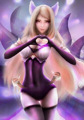 Ahri Kda Concept Art Background By Sama Zx Wallpaper And