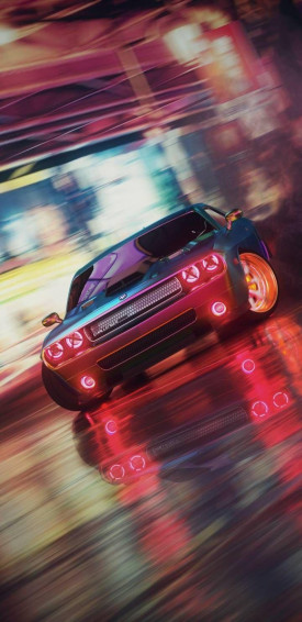 Dodge Challenger Drift iPhone Wallpaper Tuner Cars