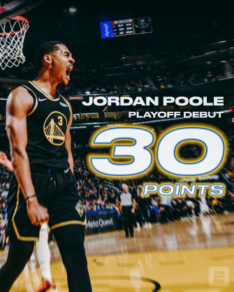 Espn On Jordan Poole Stepped Up In His First Playoff