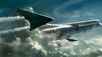 Spaceship Wallpaper Background
