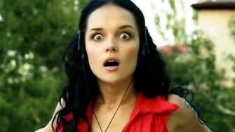 Headphones Girl Katie Fey Wallpaper Hq