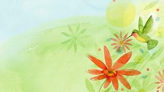Wallpaper For Hummingbird Abstract