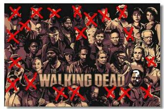 The Walking Dead Twd Tv Season Silk Wall Poster