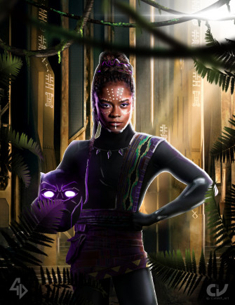 Shuri As The Black Panther Marvel