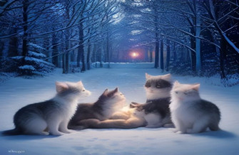Winter Pet Wallpaper
