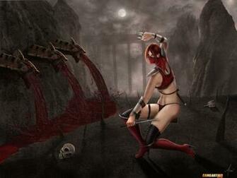 Skarlet Mortal Kombat HD Wallpaper