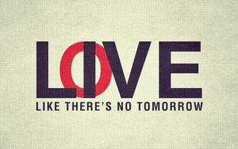 Love Text Typography Life Qoutes Wallpaper