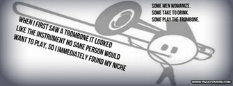 Trombone Wall Of Quotes Gray Cover Covers