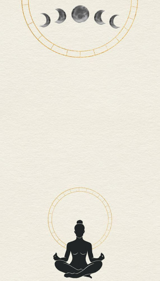 Meditation Elements Spiritual iPhone Wallpaper