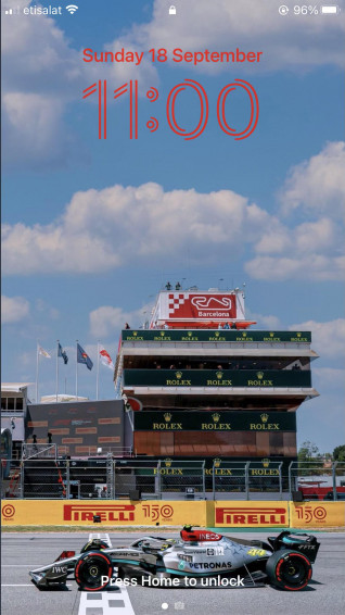 Think I Ve Nailed Best iPhone Wallpaper With Ios16 R Lewishamilton