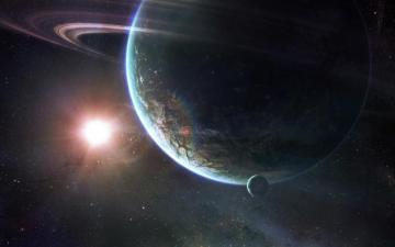 Sci Fi Planetary Ring HD Wallpaper Background Image