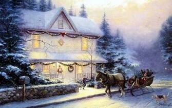 Christmas Victorian Iv Thomas Kinkade Holiday