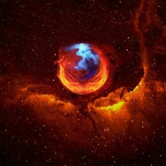 Firefox Nebula Vs Hubble Fox iPad iPhone HD Wallpaper