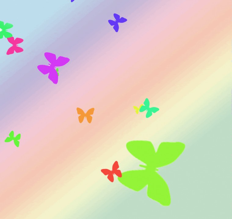 Cute Butterfly Background