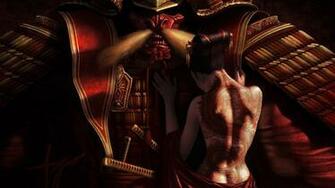 Tatouage Samurai Geisha Wallpaper