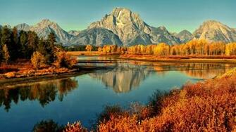 Golden Morning At The Bend By Jeff R Clow Desktop Wallpaper