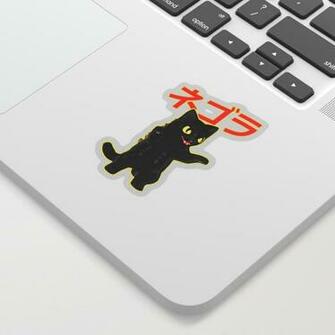 Negora Catzilla Sticker By Thezerocorp Society6