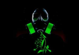 Cool Toxic Logo Gasmask Picture By
