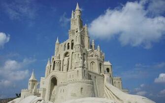 Wonderful Sand Castle Wallpaper