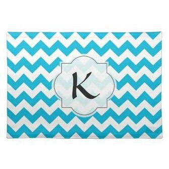 Chevron Background With Monogram K Undo Custom