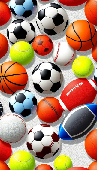 Sports Balls Wallpaper
