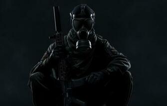 Wallpaper Weapons Gas Mask Scout Tom Cy S Ghost Recon