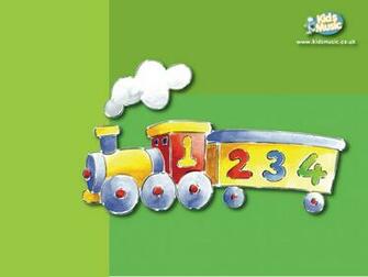 Number Train Wallpaper